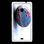 Coque Nokia Lumia 535 Ballon de rugby Fidji