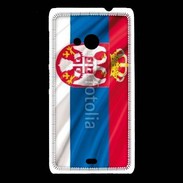 Coque Nokia Lumia 535 Drapeau Serbie
