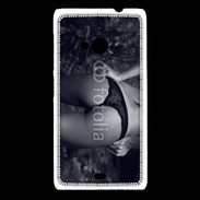 Coque Nokia Lumia 535 Belle fesse en noir et blanc 15