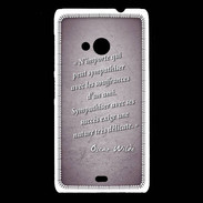 Coque Nokia Lumia 535 Sympathiser Violet Citation Oscar Wilde