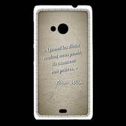 Coque Nokia Lumia 535 Dieux prières Sepia Citation Oscar Wilde