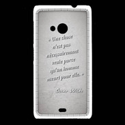 Coque Nokia Lumia 535 Chose vraie Citation Oscar Wilde
