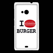 Coque Nokia Lumia 535 I love Burger