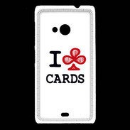 Coque Nokia Lumia 535 I love Cards Club