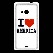 Coque Nokia Lumia 535 I love America
