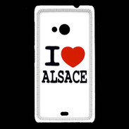 Coque Nokia Lumia 535 I love Alsace