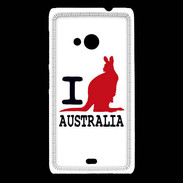 Coque Nokia Lumia 535 I love Australia 2