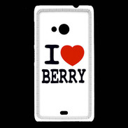 Coque Nokia Lumia 535 I love Berry