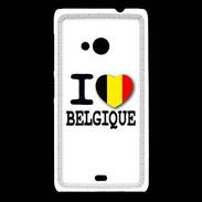 Coque Nokia Lumia 535 I love Belgique 2