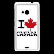 Coque Nokia Lumia 535 I love Canada 2