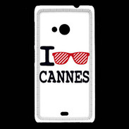 Coque Nokia Lumia 535 I love Cannes 2