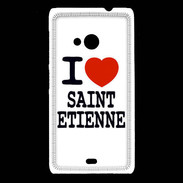 Coque Nokia Lumia 535 I love Saint Etienne