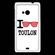 Coque Nokia Lumia 535 I love Toulon 2