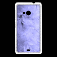 Coque Nokia Lumia 535 Effet de plumes bleues PR