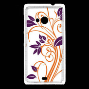 Coque Nokia Lumia 535 motif flora violet