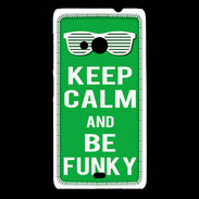Coque Nokia Lumia 535 Keep Calm Funky Vert
