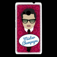 Coque Nokia Lumia 535 Mister Champagne Brun