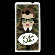 Coque Nokia Lumia 535 Mister Soldier Chatain