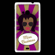 Coque Nokia Lumia 535 Miss business Black
