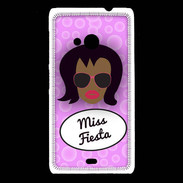 Coque Nokia Lumia 535 Miss Fiesta Black