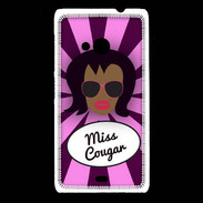 Coque Nokia Lumia 535 Miss Cougar Black