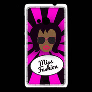 Coque Nokia Lumia 535 Miss Fashion Black