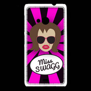 Coque Nokia Lumia 535 Miss Swag Chatain