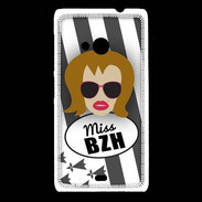Coque Nokia Lumia 535 Miss Bretagne Rousse