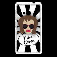 Coque Nokia Lumia 535 Miss Corse Chatain