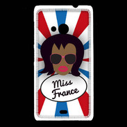 Coque Nokia Lumia 535 Miss France Black