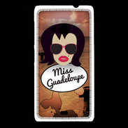 Coque Nokia Lumia 535 Miss Guadeloupe Brune