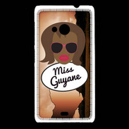 Coque Nokia Lumia 535 Miss Guyane Black
