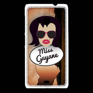 Coque Nokia Lumia 535 Miss Guyane Brune