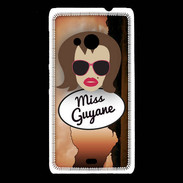 Coque Nokia Lumia 535 Miss Guyane Chatain