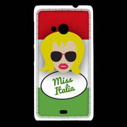 Coque Nokia Lumia 535 Miss Italie Blonde