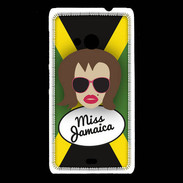 Coque Nokia Lumia 535 Miss Jamaica Chatain