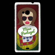 Coque Nokia Lumia 535 Miss Portugal Chatain