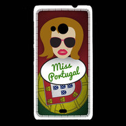Coque Nokia Lumia 535 Miss Portugal Rousse