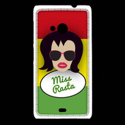 Coque Nokia Lumia 535 Miss Rasta Brune
