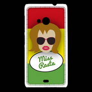 Coque Nokia Lumia 535 Miss Rasta Rousse