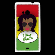 Coque Nokia Lumia 535 Miss Rasta Black