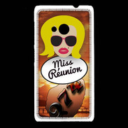 Coque Nokia Lumia 535 Miss Réunion Blonde