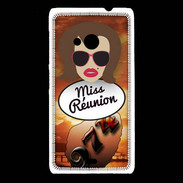 Coque Nokia Lumia 535 Miss Réunion Chatain