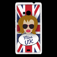 Coque Nokia Lumia 535 Miss UK Rousse