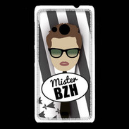 Coque Nokia Lumia 535 Mister Bretagne Chatain