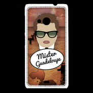 Coque Nokia Lumia 535 Mister Guadeloupe Chatain
