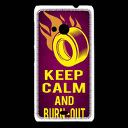 Coque Nokia Lumia 535 Keep Calm and Burn Out Rose