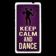 Coque Nokia Lumia 535 Keep Calm and Dance Violet