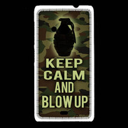 Coque Nokia Lumia 535 Keep Calm and Grenade Camouflage