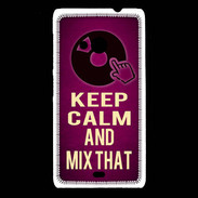 Coque Nokia Lumia 535 Keep Calm and Mix That Rose